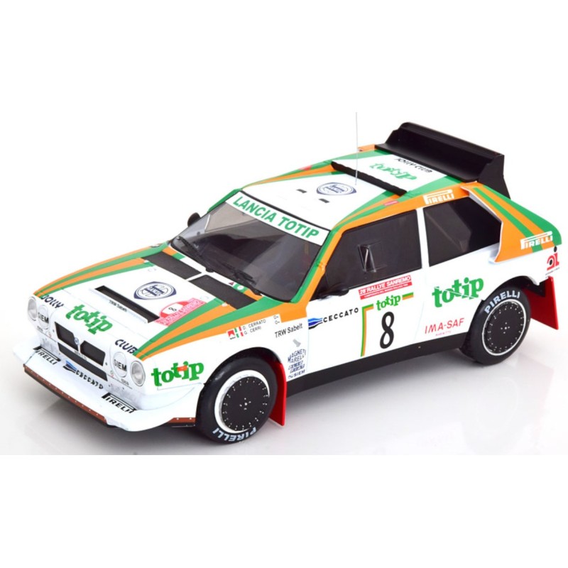 1/18 LANCIA Delta S4 N°8 Rallye San Remo 1986