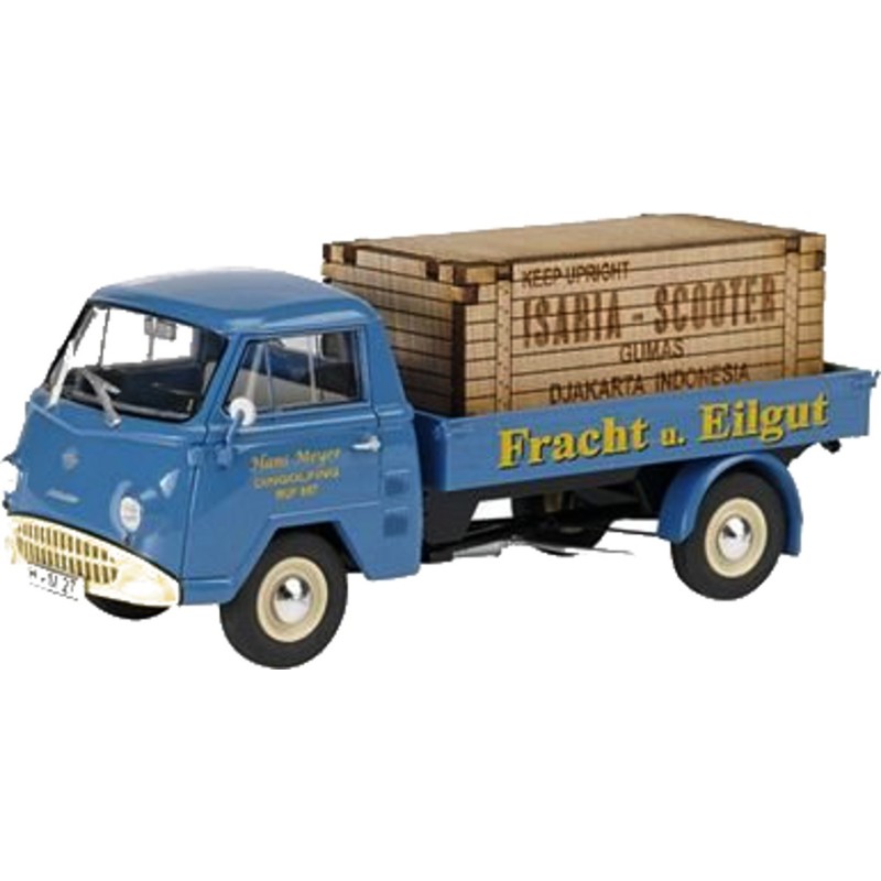 1/43 TEMPO Matador "Fracht u. Eilgut" + Caisse bois TEMPO