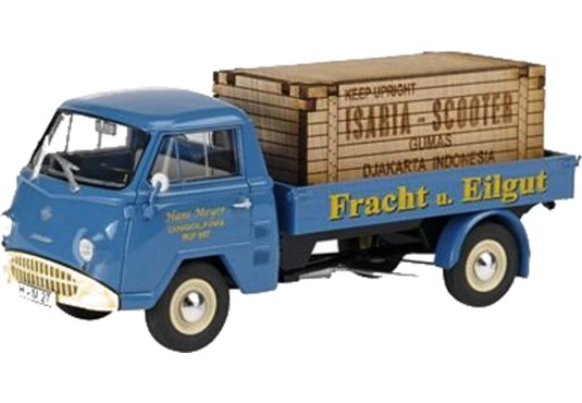 1/43 TEMPO Matador "Fracht u. Eilgut" + Caisse bois TEMPO