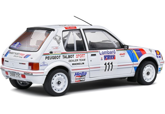 1/18 PEUGEOT 205 GTI N°111 Rallye RAC Lombard 1988