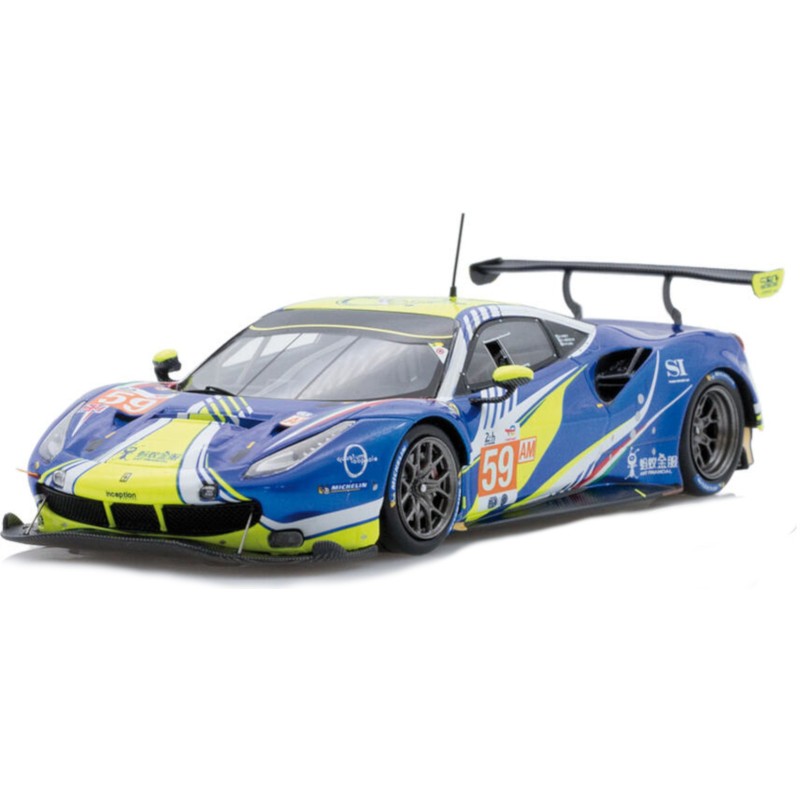 1/43 FERRARI 488 GTE INCEPTION Racing N°59 Le Mans 2022
