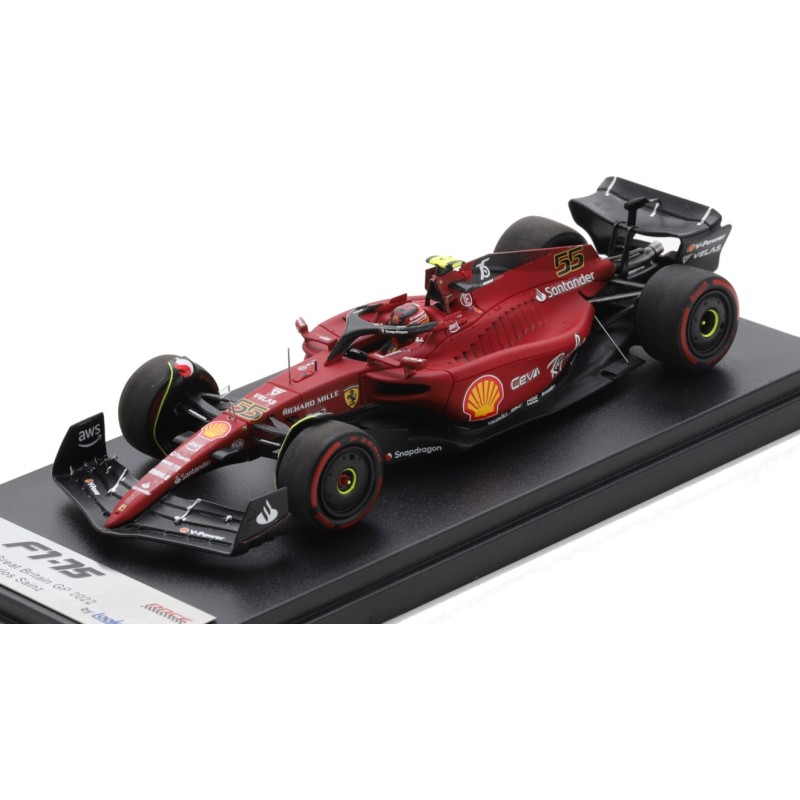 1/43 FERRARI F1-75 N°55 Grand Prix Grande Bretagne 2022