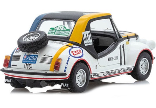 1/43 FIAT 500 Gamine N°11 Monte Carlo 1969