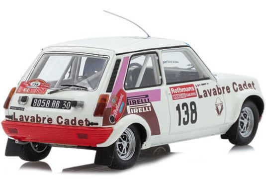 1/43 RENAULT 5 Gr5 N°138 Rallye 1000 Pistes 1983