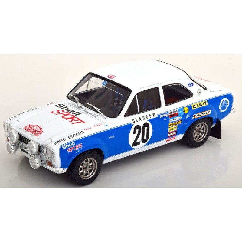 1/18 FORD Escort MKI RS 1600 N°20 Monte Carlo 1973