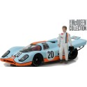 1/43 PORSCHE 917 K N°20 24 Heures du Mans 1970 + Personnage PORSCHE