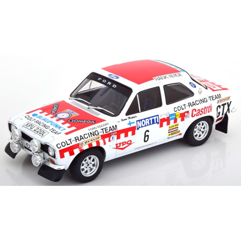 1/18 FORD Escort MKI RS 1600 N°6 Rallye 1000 Lakes 1974