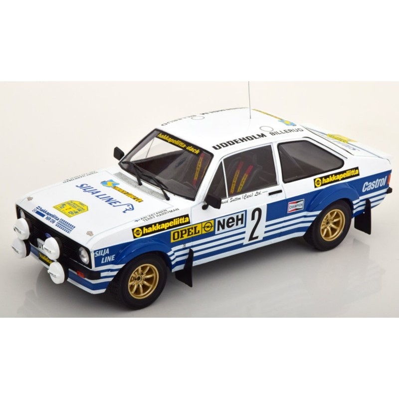 1/18 FORD Escort MKII RS 1800 N°2 Rallye Suède 1982