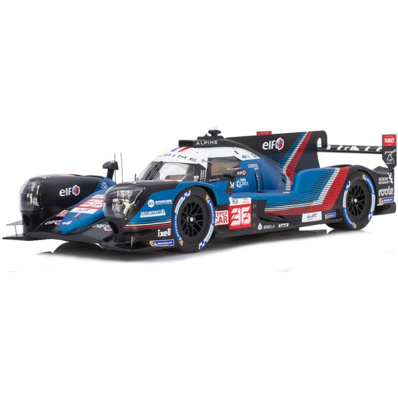 1/18 ALPINE ALPINE A480 Gibson N°36 Le Mans 2022 + Vitrine