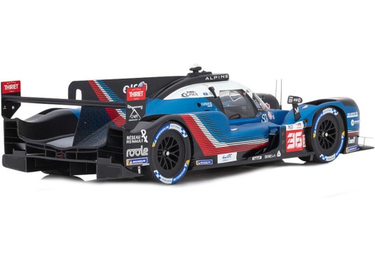 1/18 ALPINE ALPINE A480 Gibson N°36 Le Mans 2022 + Vitrine