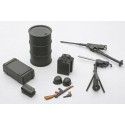 1/18 JEEP Willys + Remorque + Accessoires