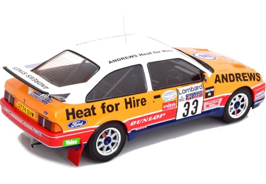 1/18 FORD Sierra RS Cosworth N°33 Rallye RAC Lombard 1989