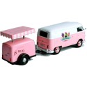 1/24 VOLKSWAGEN Combi T1 + Remorque Glacier VOLKSWAGEN