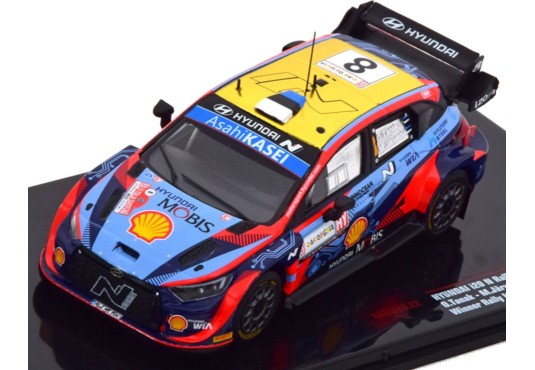 1/43 HYUNDAI I20 N°8 Rallye Sardaigne 2022