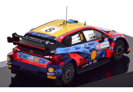 1/43 HYUNDAI I20 N°8 Rallye Sardaigne 2022