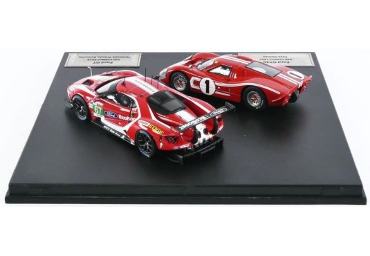 1/43 FORD GT40 N°1 Le Mans 1967 + FORD GT N°67 Le Mans 2019