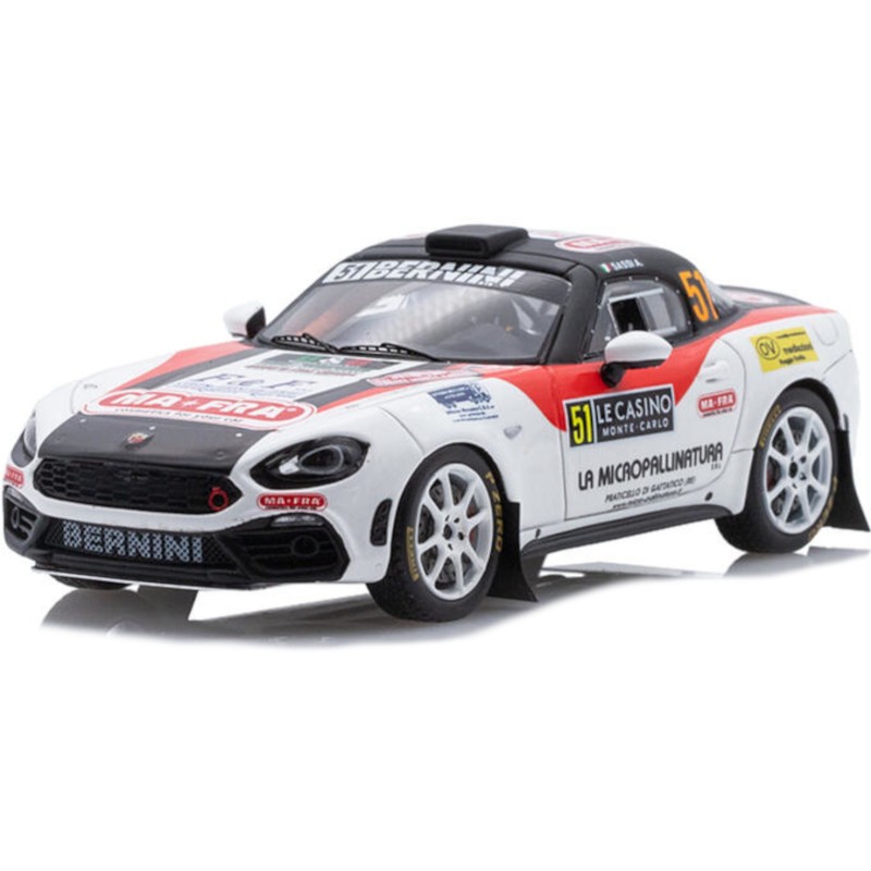 1/43 ABARTH 124 Rally N°51 Monte Carlo 2022