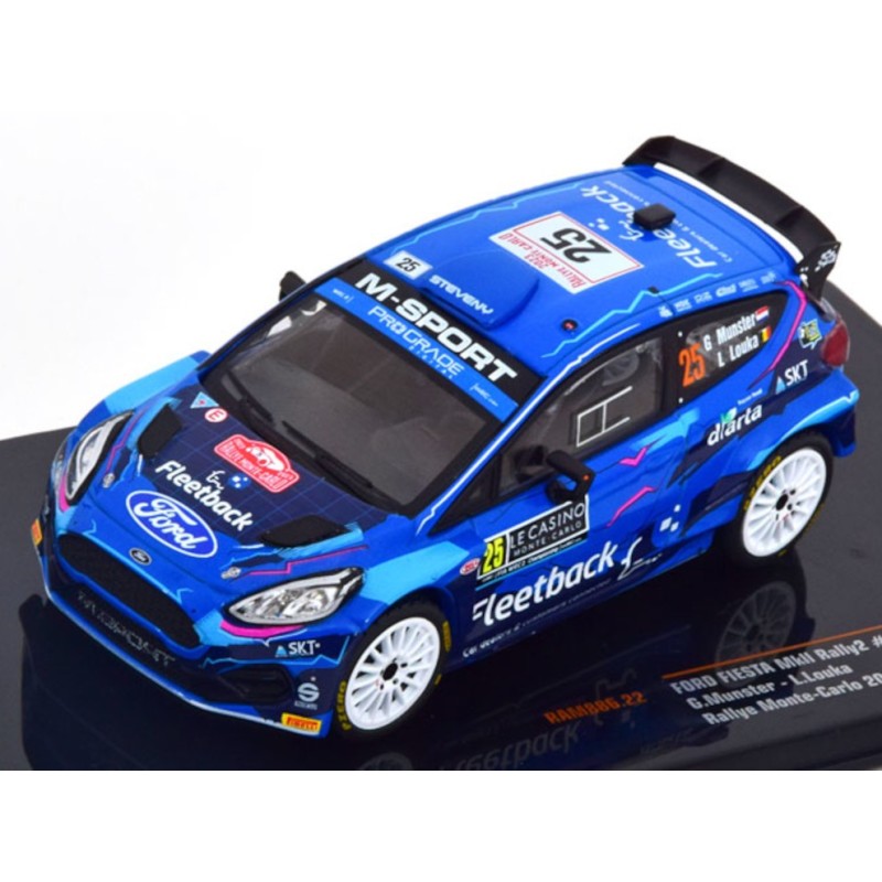 1/43 FORD Fiesta MKII Rally2 N°25 Monte Carlo 2023
