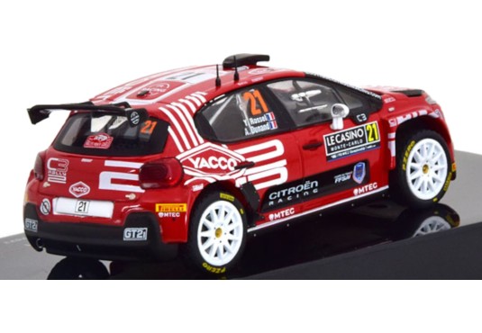 1/43 CITROEN C3 Rally2 N°21 Monte Carlo 2023