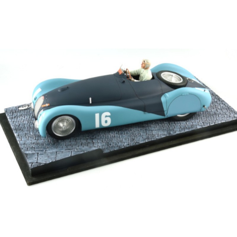 1/18 BUGATTI 57S 45 N°16 Grand Prix ACF 1937 + Pilote Jean-Pierre WIMILLE