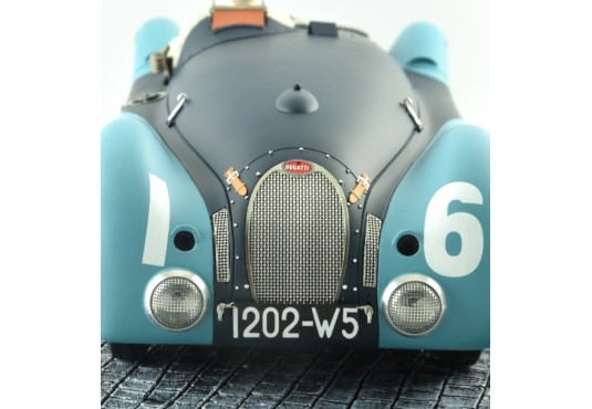 1/18 BUGATTI 57S 45 N°16 Grand Prix ACF 1937 + Pilote Jean-Pierre WIMILLE