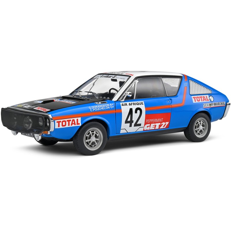 1/18 RENAULT 17 N°42 Rallye Abidjan Nice 1976