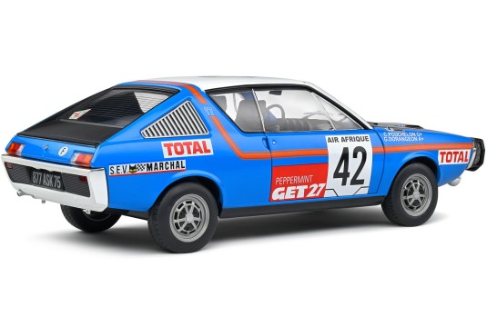 1/18 RENAULT 17 N°42 Rallye Abidjan Nice 1976