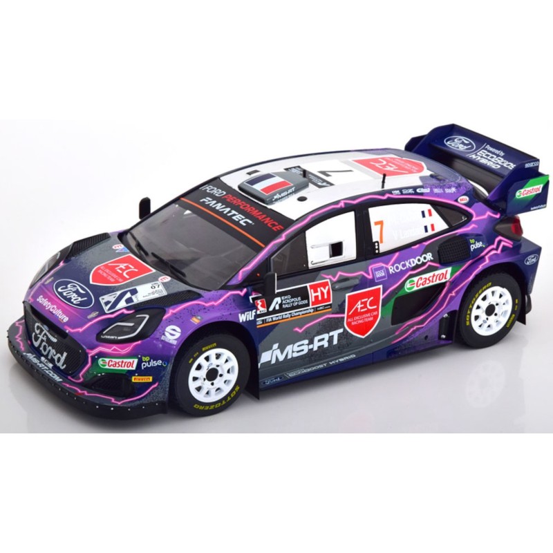 1/18 FORD Puma Rally1 N°7 Rallye Acropolis 2022
