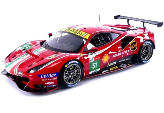 1/18 FERRARI 488 GTE N°51 Le Mans 2021