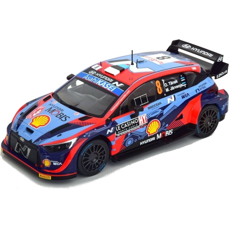 1/18 HYUNDAI i20 Rally1 N°8 Monte Carlo 2022