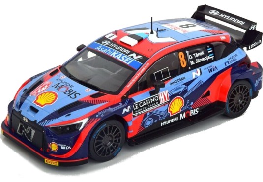 1/18 HYUNDAI i20 Rally1 N°8 Monte Carlo 2022