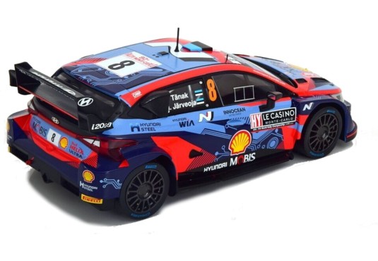 1/18 HYUNDAI i20 Rally1 N°8 Monte Carlo 2022