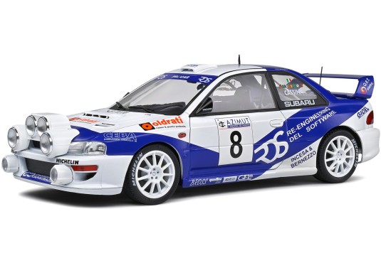 1/18 SUBARU Impreza S5 WRC 99 N°8 Rallye Azimut di Monza 2000