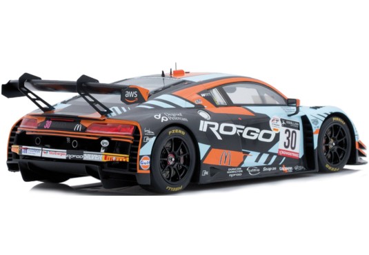 1/18 AUDI R8 LMS GT3 N°30 24 H Spa 2022 + Vitrine