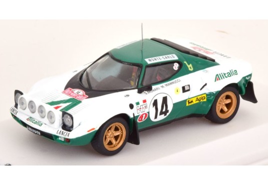 1/43 LANCIA Stratos HF N°14 Monte Carlo 1975 + 2 Personnages