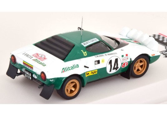 1/43 LANCIA Stratos HF N°14 Monte Carlo 1975 + 2 Personnages
