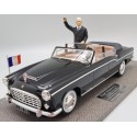 1/18 CITROEN 15-6 H Landaulet Chapron 1956 + Personnage Charles de Gaulle + Chauffeur