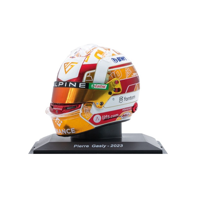 Casque Helmet 1/5 F1 2023 Pierre Gasly Alpine Spark 5HF095