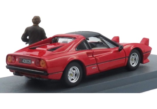 1/43 FERRARI 308 GTS + Personnage Gilles VILLENEUVE 1977