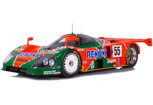 1/18 MAZDA 787B N°55 Le Mans 1991 + Vitrine