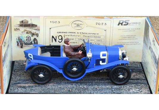 1/18 CHENARD & WALCKER N°9 Le Mans 1923 + Pilote