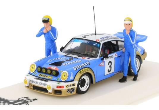 1/43 PORSCHE 911 Carrera RS N°3 Monte Carlo 1978 + 2 Pilotes