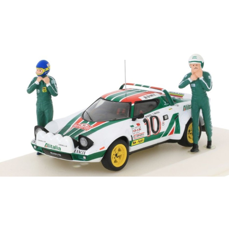 1/43 LANCIA Stratos N°10 Monte Carlo 1976 + 2 Pilotes