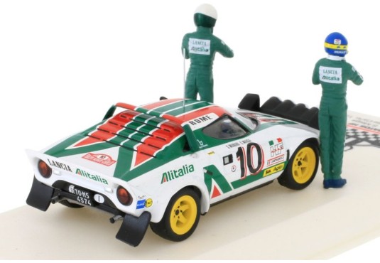 1/43 LANCIA Stratos N°10 Monte Carlo 1976 + 2 Pilotes