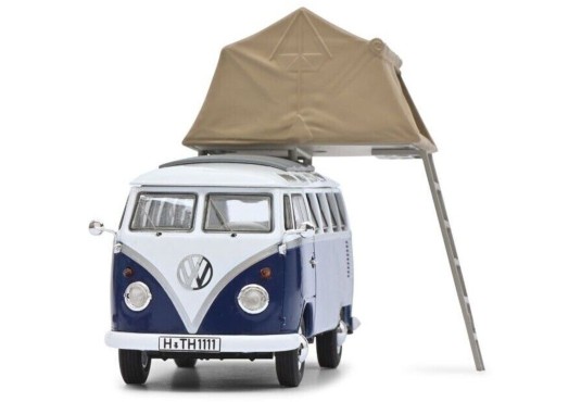 1/43 VOLKSWAGEN Combi T1b + Tente Camping 1962