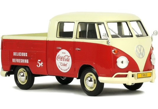 1/24 VOLKSWAGEN Combi T1 Pick Up + Frigo Coca Cola 1963