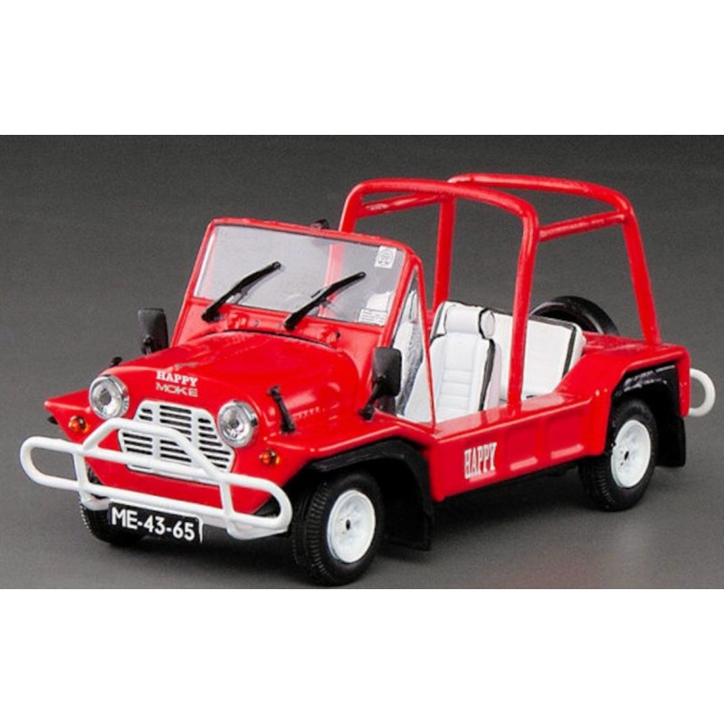 1/43 MINI Moke + 2 Personnages + 1 bagage + 1 Panneau 1964