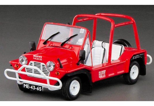 1/43 MINI Moke + 2 Personnages + 1 bagage + 1 Panneau 1964