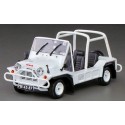 1/43 MINI Moke + 2 Personnages + 1 bagage + Panneau 1964