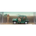 1/43 MINI Moke + 2 Personnages militaire 1964